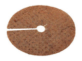 Coconut Fiber Mulch Ring 13.77 Inch Tree Protector Mat Plant Cover Ring for Nurseries Gardens V1294-YM0901-210329AH0249