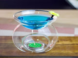 20 Wholesale lot of Perfume Scented Essential Oil Tealight Candle Burner Glass Lamp for Aromatherapy V382-OILLAMPBURNERX20