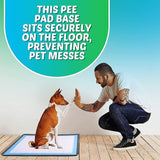 Dog Pee Pad Holder - Fits Up to 30 x 36 Pee Pad - 1 Pack - Grey Stable Grip, Soft Edges, Quick V1107-136-28353