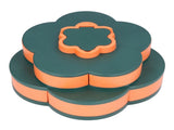 Snack Serving Tray Multifunction Large Capacity Flower Shape Nut Candy Serving Container for Home V1294-YM0523-3117220072112