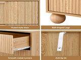 Artiss 6 Chest of Drawers Dresser Tallboy Pine FUR-Z-CDR-04-6D-WD-AB
