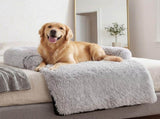 Plush Dog Bed Dog Bed With Bolster Comfortable Dog Bed Large Dog Bed Small Dog V1107-136-30136