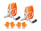 Double Handed Stone Carrying Clamps, 299 kg Load Capacity, 2 Pack Granite Panel Carriers Lifting V952-JSSTSK660LBSAAF82001V0