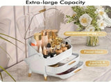 Transparent Flip-top Cosmetic Storage Box Dustproof, Waterproof, Multi-layer Drawer Organizer, V1232-HZSNX001