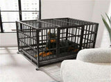 Heavy Duty Dog Cage with Lock & Bottom Tray V767-XPET686-L-G2