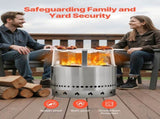 Fire Pit Heat Deflector for Solo Stove Yukon, 685.8 mm Bonfire Round for Wood Pit, 304 V952-HKGRZYX27YC0I1KFL001V0