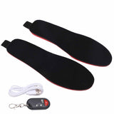 Heated Insoles DIY Cuttable Smart Remote Control USB Rechargeable Electric Heating Insoles for Men V1294-YM3113220238312-0421