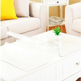 Clear Floor Mat, Plastic Waterproof Non Slip Area Rug, Easy Clean, Against Spills & Scratches, for V1370-AZ4-18768