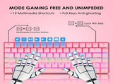 AK33 82 keys Compact Gaming Mechanical Keyboard with Anti-ghosting Keys for Game V201-W11325495