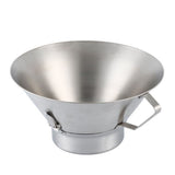 French Fries Oil Strainer 304 Stainless Steel Grease Funnel Food Draining Bowl with Oil Catcher for V1294-YM0901-3118250179911