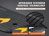 Upgraded Rubber Threshold Ramp, 2.5 cm Rise Wheelchair Ramp Doorway, Natural Curb Ramp Rated 15 tons V952-XBLYPDGB1445XG06OV0