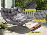 Gardeon Outdoor Rocking Chair Furniture Papasan Recliner Garden Patio Lounge Setting ODF-ROCK-ST-GE