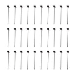 30PCS Panel Hooks Black Slatwall Hanger Thickened Easy Installation Anti Rust Display Pegs for V1294-YM0706-3117230143711