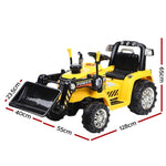 Rigo Kids Electric Ride On Car Bulldozer Digger Loader Remote 6V Yellow RCAR-BULLDOZER-YL