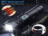 Rechargeable Flashlight High Lumens, 120000 Lumens XHP70.2 Super Bright Powerful Tactical LED V1192-AZ-W-26625
