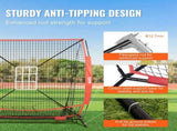 5x5 Baseball Softball Practice Net, Portable Baseball Training Net for Hitting Batting Catching V952-55YCDKQDDPJXEZXRVV0