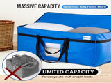 2 Pack 261 L Extra Large Storage Bags with Visible Window, XXL Heavy-Duty Moving Bags For Storage, V1189-LC-AMZ-00261