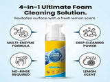 4-in-1 Cleaner, Foam no Rinse Cleaner Spray,Foam Cleaner All Purpose Heavy Duty, Powerful Car V1366-AZ2-W-11146