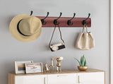 10 Pack Coat Hooks Wall Mount, Black Heavy Duty Zinc Alloy Rustic Utility Hooks with 20 Screws, Max V1237-ZY00B092YQMVC6