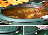 Justcook 20cm JSHS-YZG0320-1 Double Handle Tempura Karaga Fryer Pot Frying Pan V445-C260187