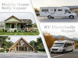RV Underbelly Tape, Corrugated Waterproof Thick Adhesive Patch for Camper Travel Trailer Mobile Home V1189-LC-QP-00559