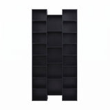 Artiss Bookshelf Display Shelves CD DVD Storage Rack Tall Bookcase Black FUR-S-CD-SHELF-BK