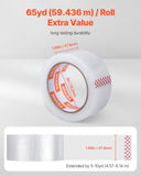 VEVOR Packing Tape 18 Rolls 65 Yards Heavy Duty Clear Packing Tapes 2.7 Mil V952-3YCXFXJDTM18YGD8MV0