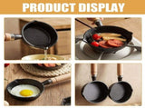 Cast Iron Fry Pans Kitchen Small Pot Butter Melting Pot Pot with Spout Metal Sauce Pot with Handle V1369-AZ3-W-20507