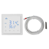 Electric Underfloor Heating Thermostat LED Display High Accuracy 16A Temperature Controller V1263-JX-5973