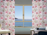Sheer, Airy Light Filtering Voile Floral for Living Room, Rod Pocket Romantic Window V1370-AZ4-08849