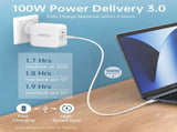 CHOETECH PD6008 GAN Dual Type-C 100w Travel Charger V28-ELECHOPD6008