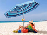 Mountview 2M Outdoor Beach Umbrellas Sand Blue UA0193-200-BL