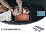 7Pcs Suitcase Organizer Bags Set in Grey with Smooth Zipper for Travel V1366-AZ2-W-19186