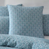 Platinum Collection Santa Fe Teal Cotton Jacquard Quilt Cover Set Super King V442-LED-QUILTCS-SANTAFE-TEAL-SK