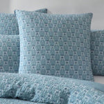 Platinum Collection Santa Fe Teal Cotton Jacquard Quilt Cover Set Queen V442-LED-QUILTCS-SANTAFE-TEAL-QS