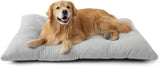 Washable Dog Bed for Crate, Giant Comfort Fluffy Plush Pet Pillow Bed Kennel Pad with Non-Slip V1107-136-31385-GRY2