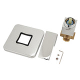 Shower Handle Valve Copper Square Wall Mount Shower Rough In Mixing Valve Faucet Trim Kit for V1294-YM0901-3112230055111