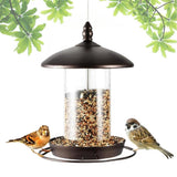 Squirrels Proof Bird Feeder, Large Capacity Easy Mount Bird Feeding Station Hanging Feeder for V1192-AZ-W-33692