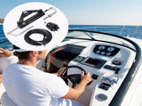 Hydraulic Outboard Steering Kit, 150HP, Marine Boat Hydraulic Steering System, with Helm Pump V952-XWYYFXBDJTJ1ISOVRV0