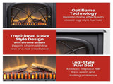 Dimplex 2kW Ritz Optiflame Portable Electric Fire Stove RITZ-C