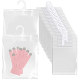 10 16" Hanging Dust-proof Storage Bags,20 Pcs Clear Plastic Sealing Hang-Up Bag,Multifunctional V1192-AZ-W-17996