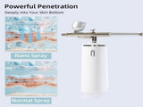 Nano Facial Steamer - Rechargeable & Portable High Pressure Face Oxygen Sprayer Machine, 0.3mm V1107-111-35788-PNK