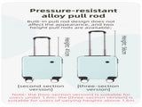 Black 14 Inch Lightweight Carry-on Luggage for heights under 1.6m - Underseat & Overhead Cabin V888-ELOSUNG42791