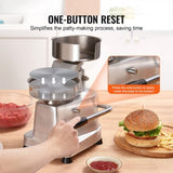 VEVOR Commercial Burger Patty Maker, 130mm Hamburger Beef Patty Maker, Heavy Duty Food-Grade V952-HBRBJYSZLBXGEETPXV0