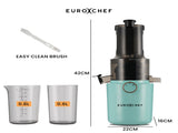 EUROCHEF Cold Press Slow Juicer Machine, Large Chute, 200W, Seafoam Green V219-INCJCPEC15GA