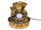 Resin Dragon Statue LED Desktop Water Fountain Home Office Desktop Decor Crafts GiftsEU Plug 220V V1294-YM0901-3115210073012
