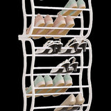 36 Pair Shoe Holder Organiser Over The Door Hanging Shelf Rack Storage Hook V63-823751