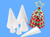Lierteer Styrofoam Foam Cones Polystyrene for Crafts DIY Painting Triangle Tree 35cmX12.9cm V1189-LWWAL-20260327-05091