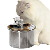 USB Powered 2L Automatic Cat Water Fountain Stainless Steel Pet Water Feeder V1263-JX-6874