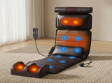 Livemor Massage Mat Kneading Neck Foot Massager Heated Vibration Airbag Mattress MASSAGE-MAT-02-PU-BR